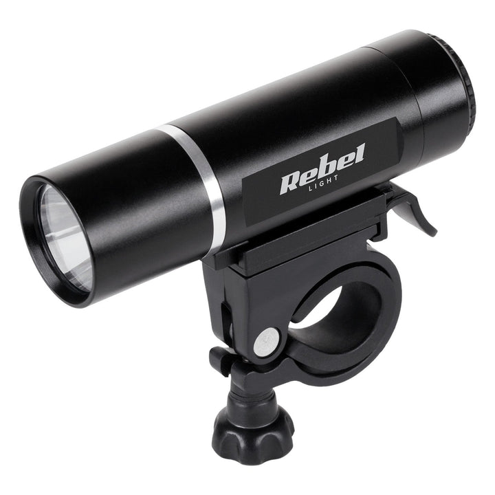 Rebel URZ0015 Bike Light Set Front 1x LED 3W + Rear 3x LED Battery Powered Bicycle Lamps