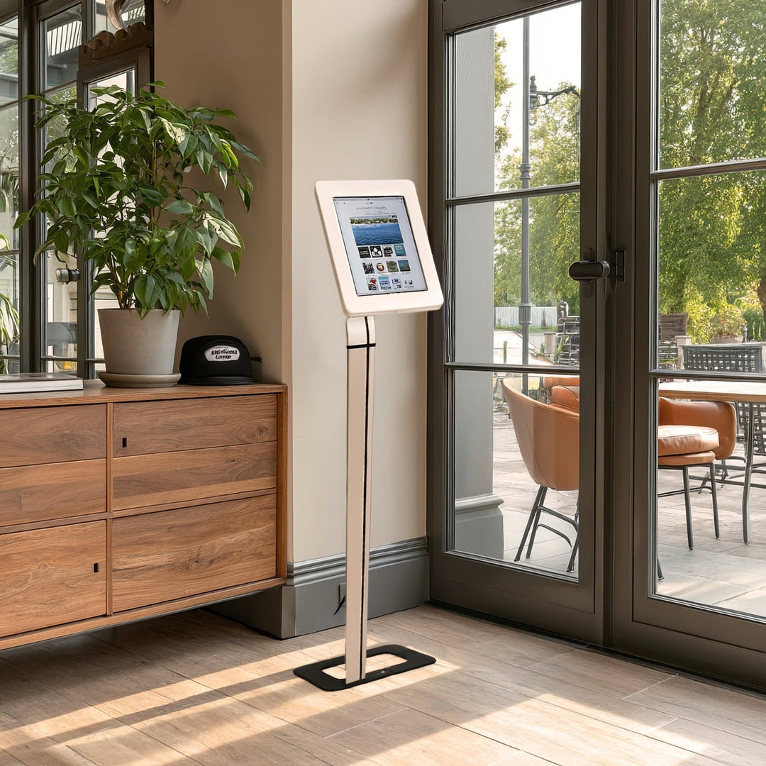 Maclean MC-645 Anti Theft Floor Tablet Stand Secure Lock Universal Display VESA iPad Samsung Galaxy