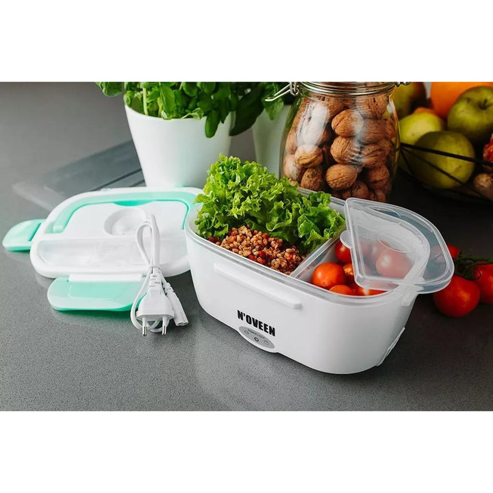 Noveen LB330 Mint-Colored Electric Lunch Box Food Warmer