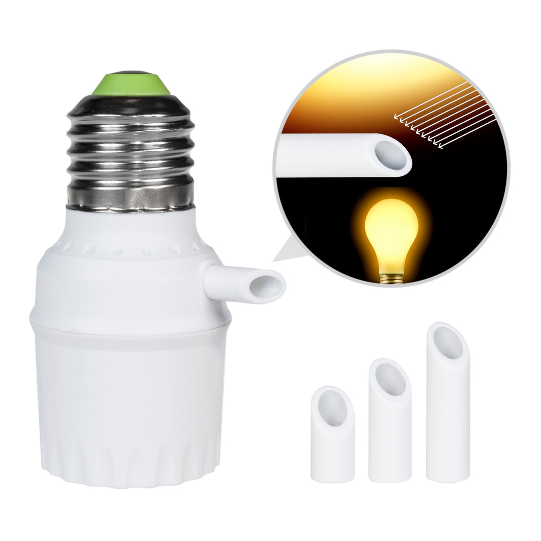 Maclean sound sensor bulb holder, E27 with sound sensor, max 100W, range 30dB - 90dB, MCE232