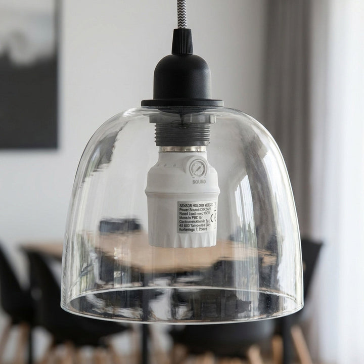 Maclean sound sensor bulb holder, E27 with sound sensor, max 100W, range 30dB - 90dB, MCE232