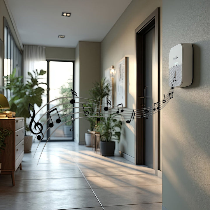 GreenBlue GB212 Wireless input siren, motion sensor 52 white tunes, 230V, max. 8 sensors