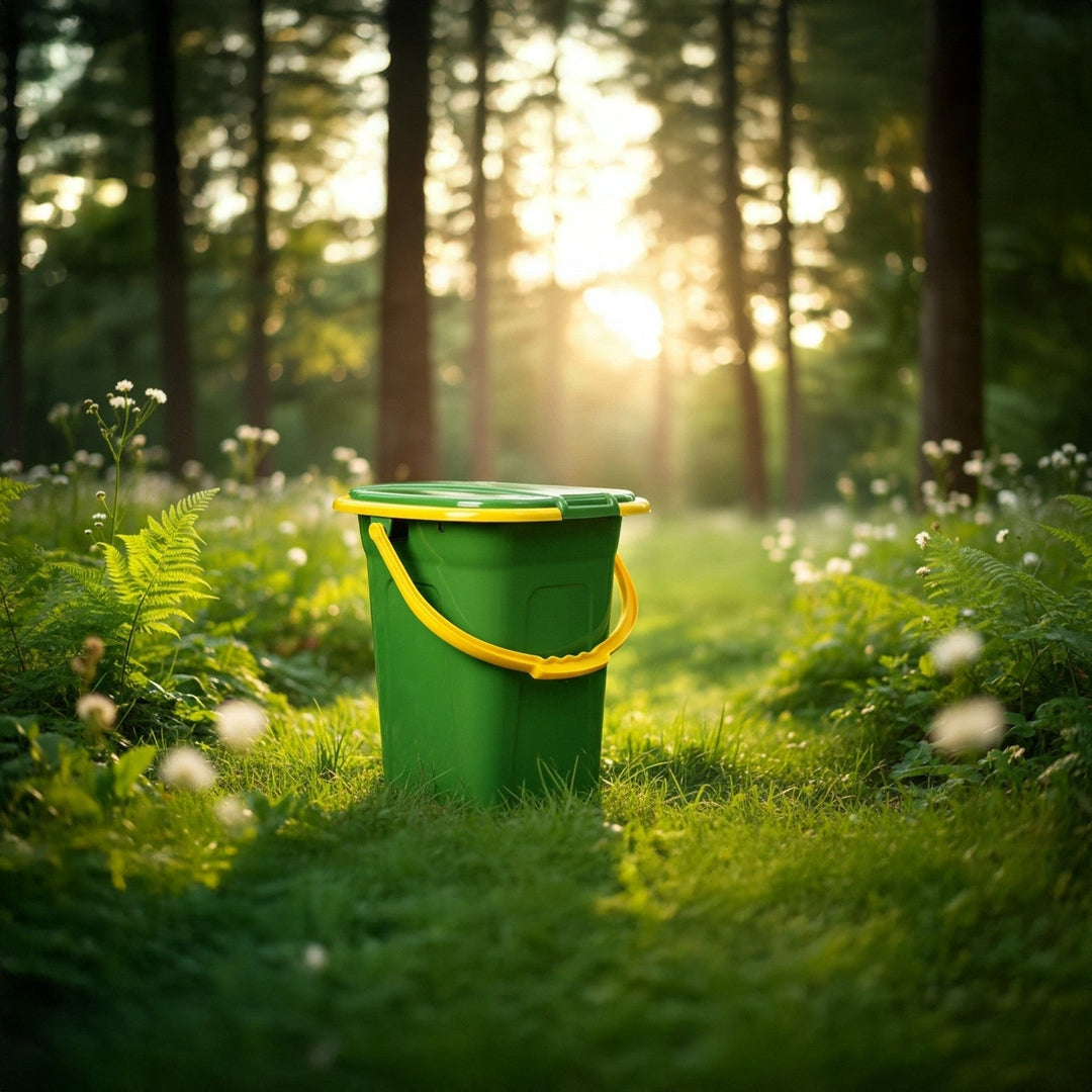 GreenBlue GB320GO dark green-orange travel toilet maximum load 120kg