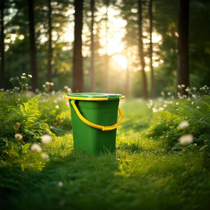 GreenBlue GB320GO dark green-orange travel toilet maximum load 120kg