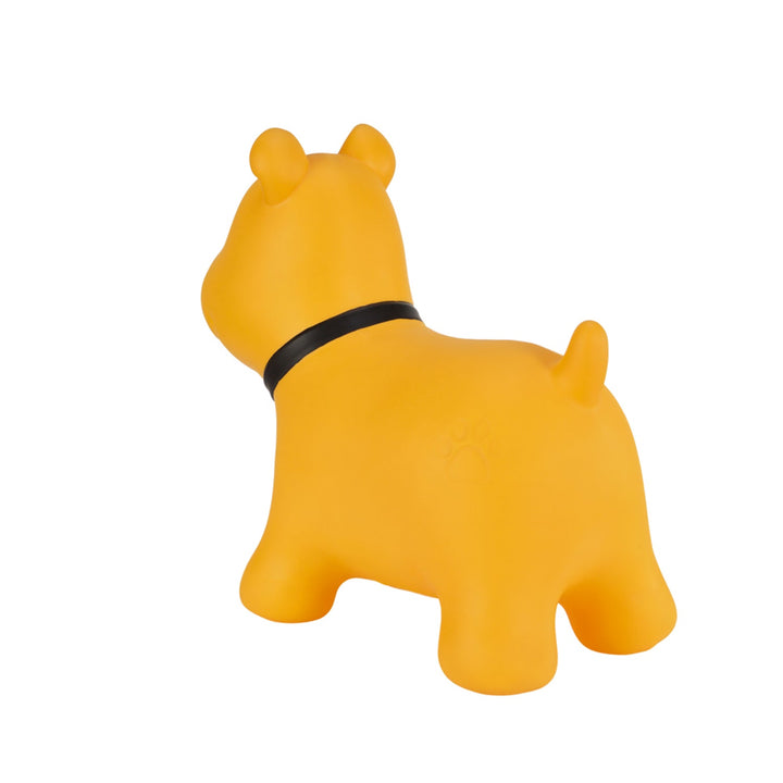 Tootina's yellow dog - inflatable jumping toy for children