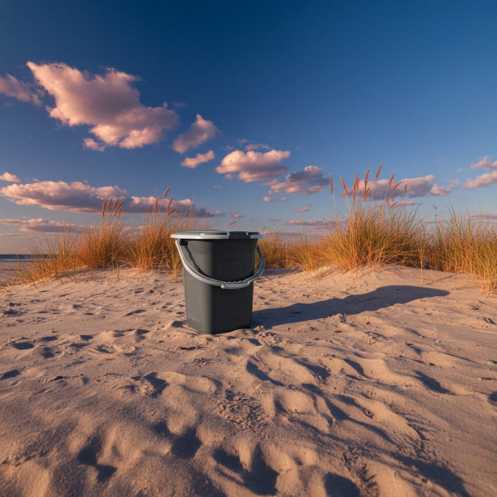 GreenBlue GB320 Portable Camping Toilet WC Bucket, 19L Capacity, with Handle