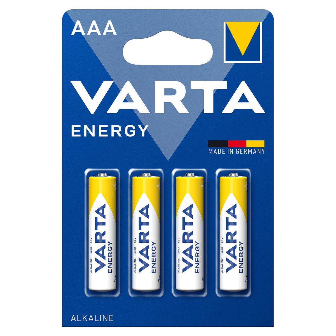 4 x battery R-03 LR03 AAA Value Pack 4103 Varta Energy