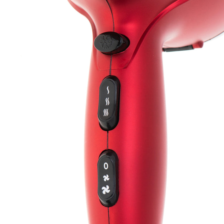 Camry hair dryer, 2 blow strength levels, 3 temperature settings, 2400W, red, CR 2253