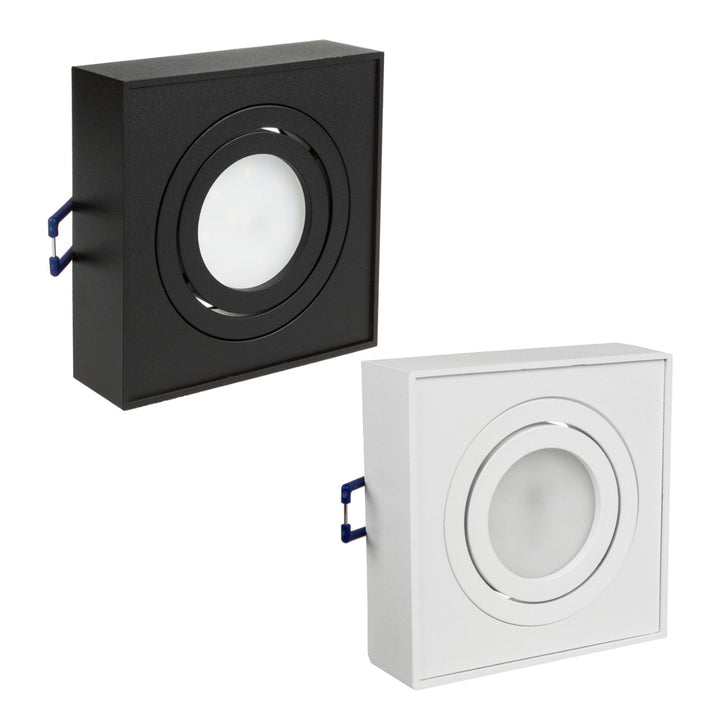 Maclean MCE464 W Ceiling Lighting Fixture Recessed Luminaire Installation Frame GU10 MR16 LED Halogen