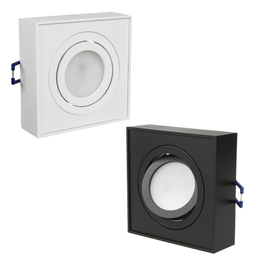 Maclean MCE464 W Ceiling Lighting Fixture Recessed Luminaire Installation Frame GU10 MR16 LED Halogen