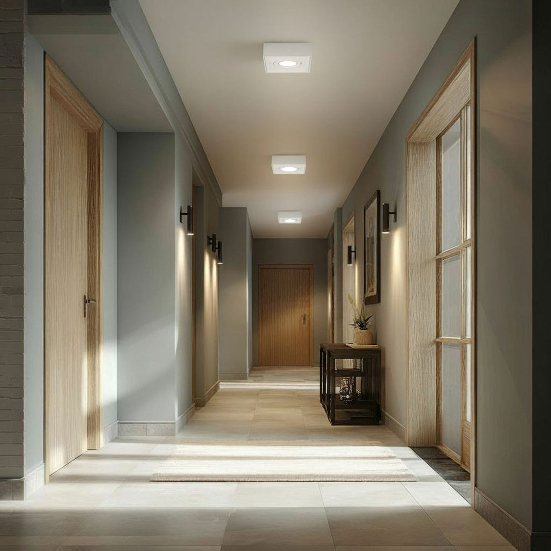 Maclean MCE464 W Ceiling Lighting Fixture Recessed Luminaire Installation Frame GU10 MR16 LED Halogen