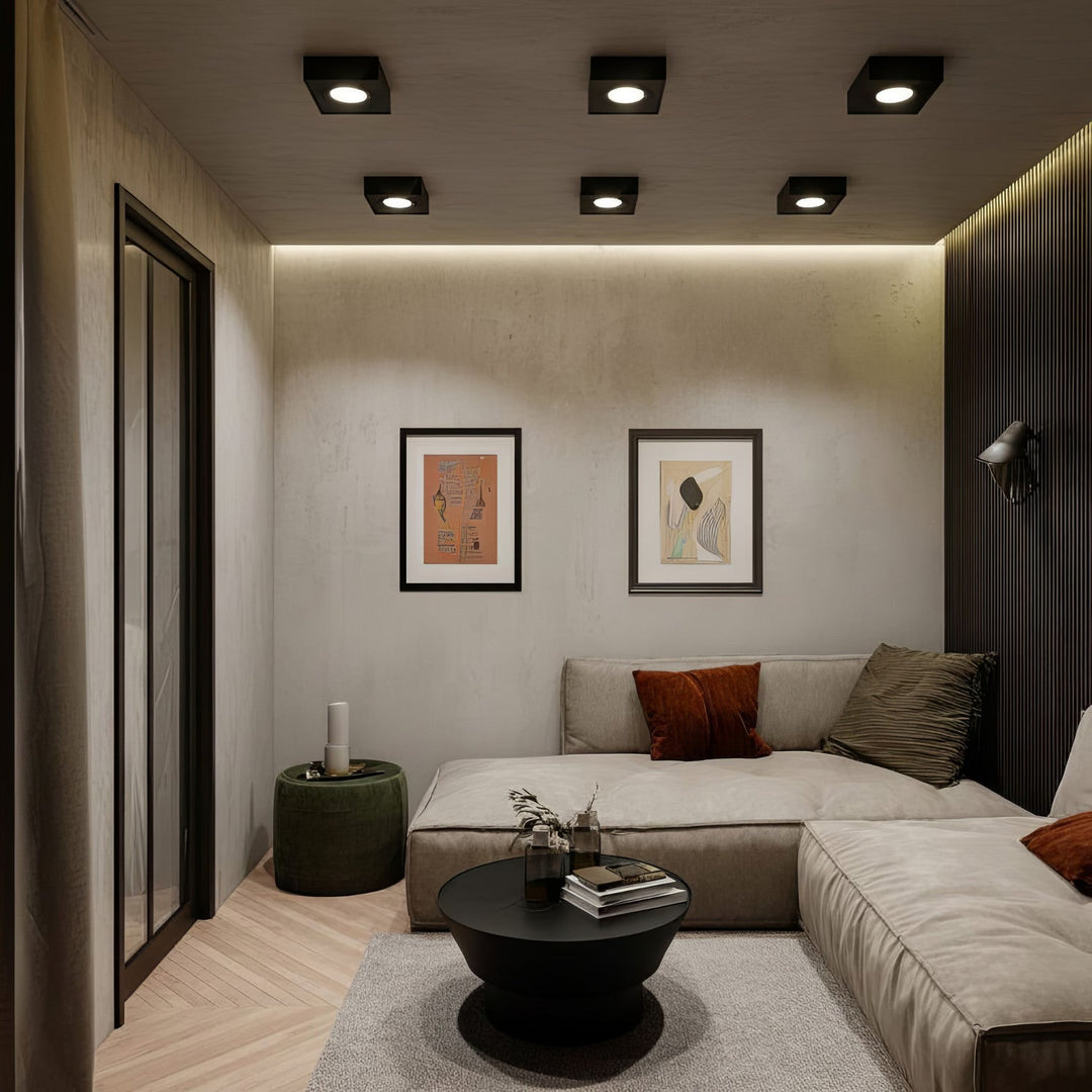 Maclean MCE464 B Ceiling Lighting Fixture Recessed Luminaire Lamp Frame GU10 MR16 LED Halogen