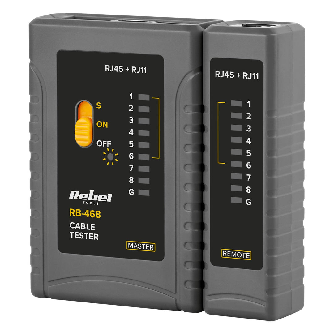 Telephone line tester RJ11 R12 RJ45 REBEL RB-468