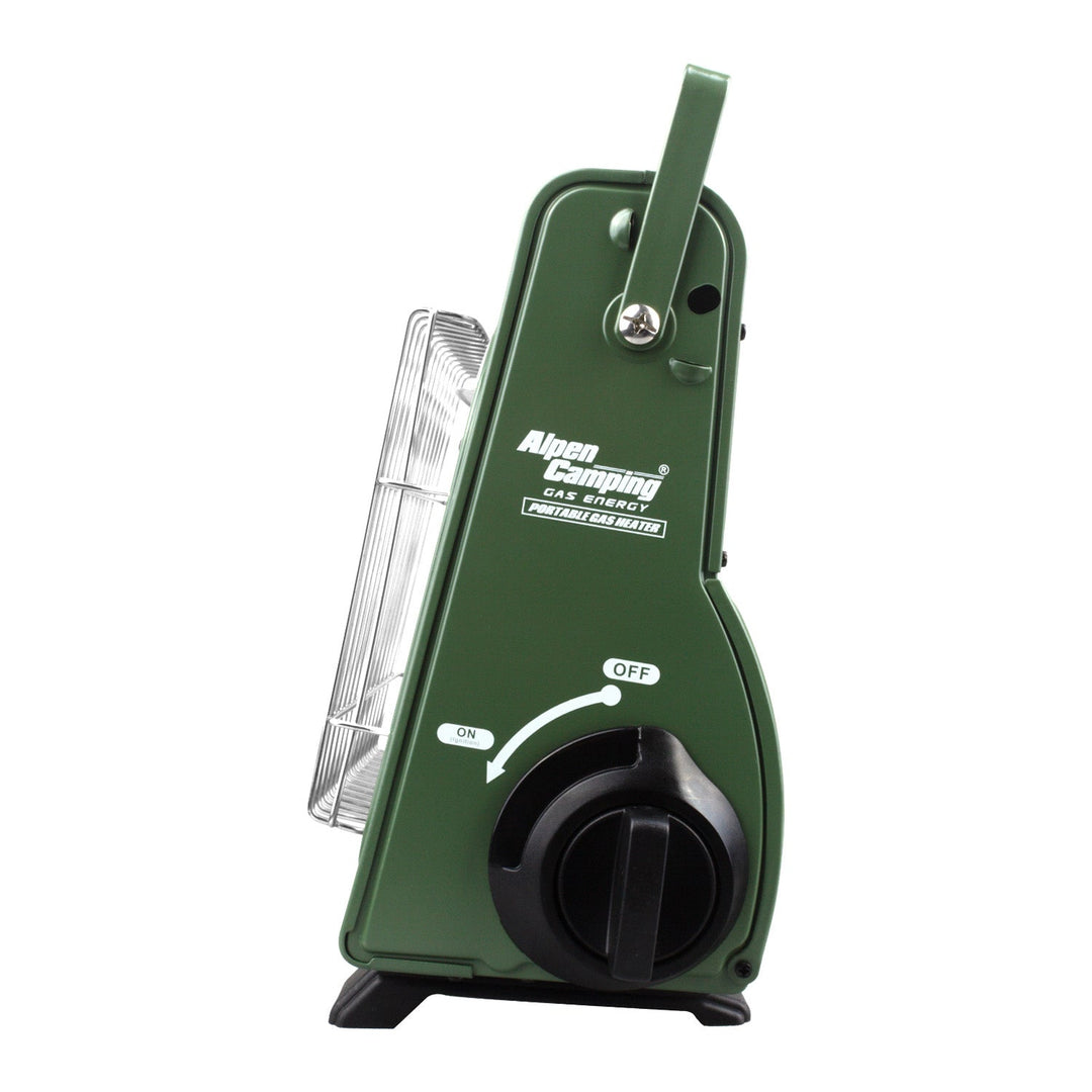 Alpen Camping portable gas stove, gas consumption 124 g/h, piezo ignition, IK-1000 PRO, ICELAND