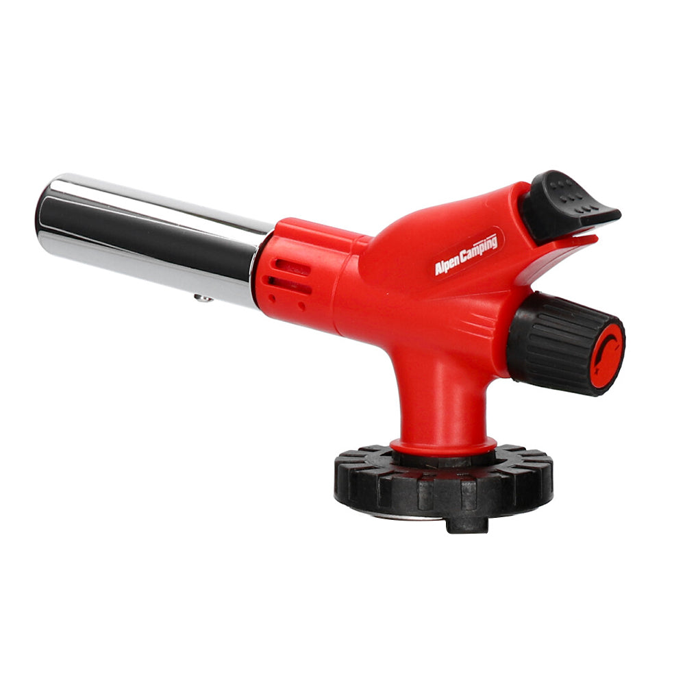 Alpen Camping cartridge burner, flame temperature 1300°C, piezoelectric ignition, flame adjustment, ETNA