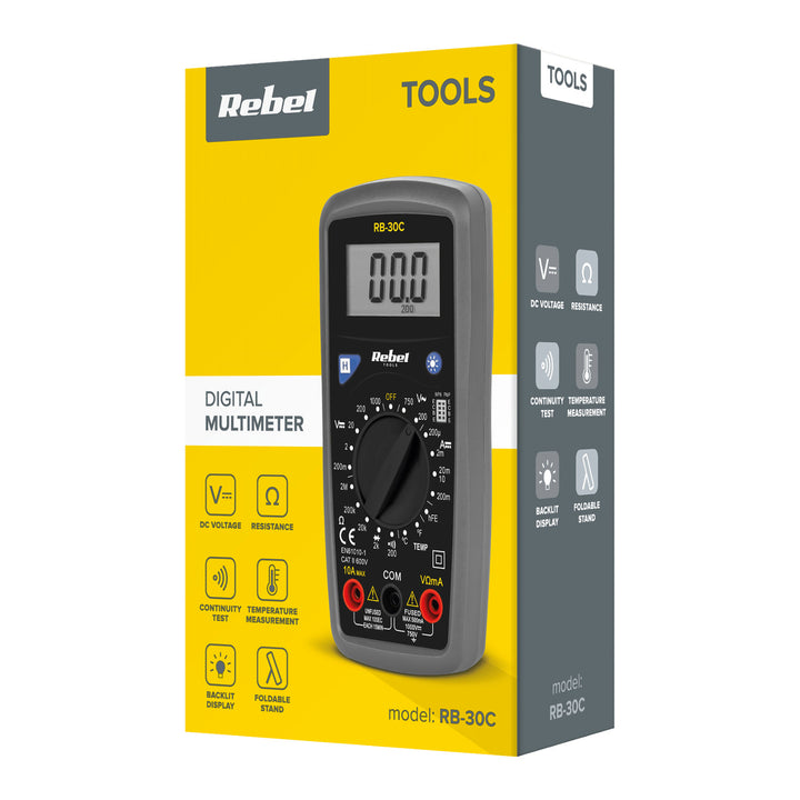 Rebel RB-30C High-Precision Universal Digital Multimeter