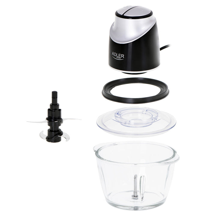 Shredder with glass bowl Adler AD 4082 300W stainless steel blades