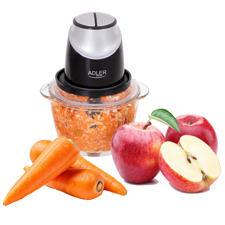 Shredder with glass bowl Adler AD 4082 300W stainless steel blades