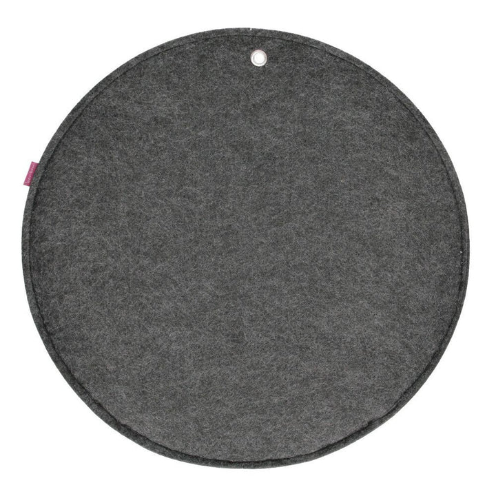 Bertoni felt wall organizer Circle XL diameter 45 cm - anthracite, 4 pockets
