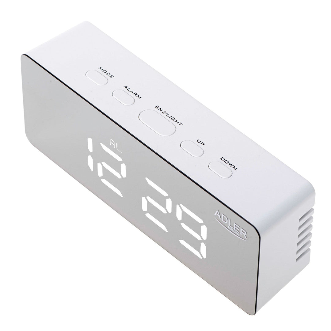 Alarm clock with LED display and thermometer Adler AD 1189 W