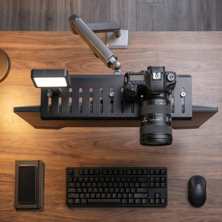 All-In-One NanoRS, YouTube, VESA 100x100, RS464 Camera/Illuminator mount/Shelf.
