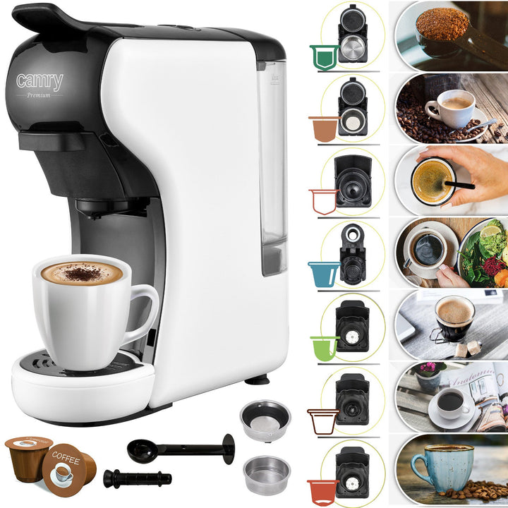 Camry pressure coffee maker, pressure, multi - capsule, 19 bar, CR 4414