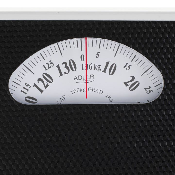 Mechanical bathroom scale Adler AD 8179 load capacity 136 kg