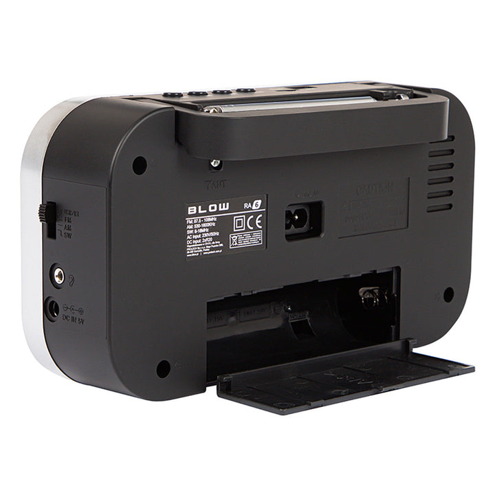 Blow Portable analog AM/FM radio RA6 battery and mains power