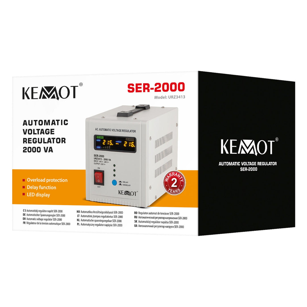 Automatic voltage stabilizer 230 V KEMOT SER-2000