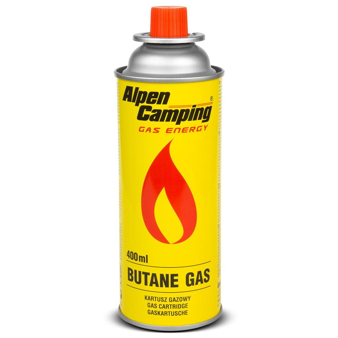 Alpen Camping 28x 400ml Gas Cartridge Gas Bottle for Gas Stove, Camping Stove, Bunsen Burner, Soldering Burner