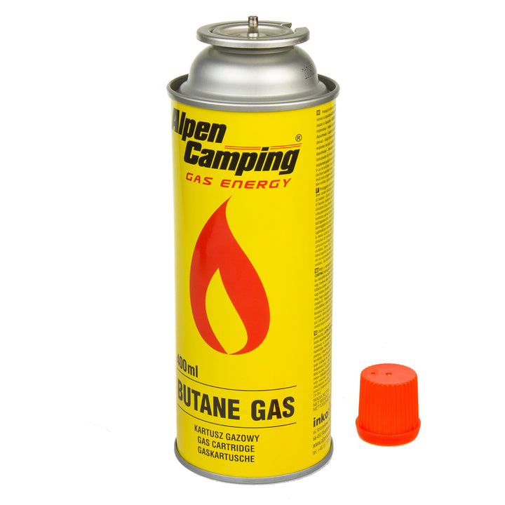 Alpen Camping 28x 400ml Gas Cartridge Gas Bottle for Gas Stove, Camping Stove, Bunsen Burner, Soldering Burner