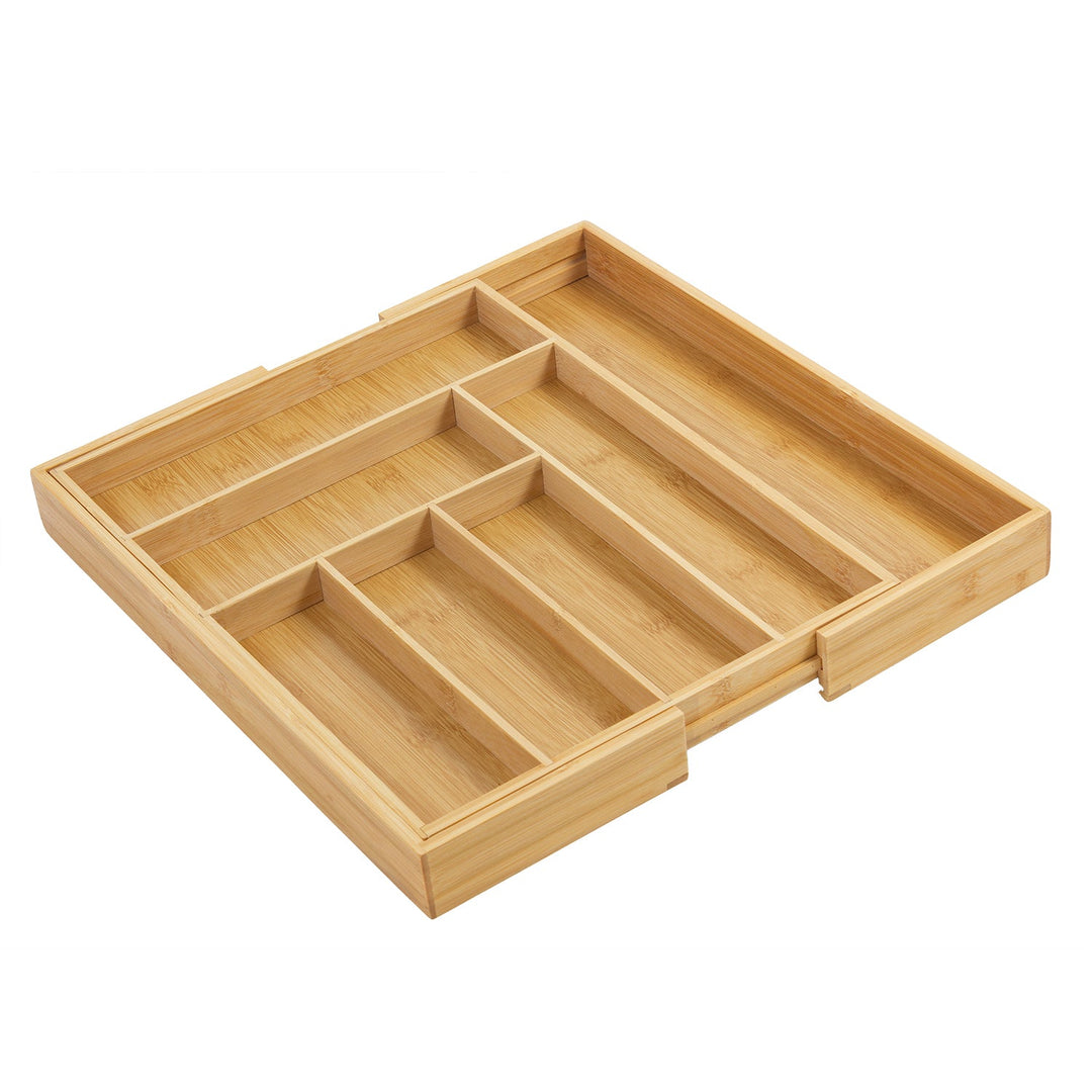 GreenBlue extendable bamboo cutlery organizer, 325-500x430x45mm, GB379