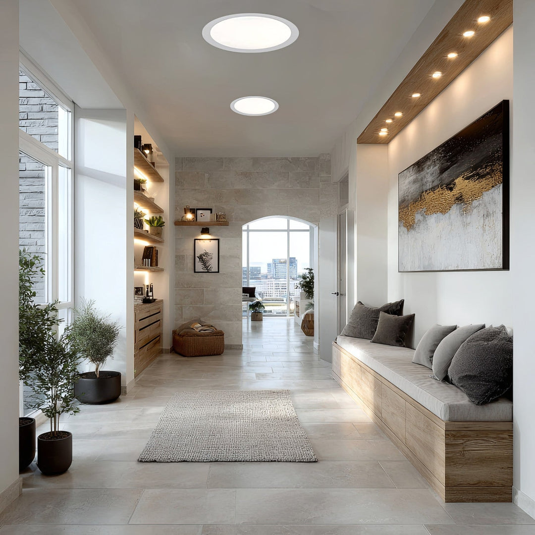 Maclean MCE372 R LED Ceiling Panel Flush Mount SLIM 18W Neutral White 4000K 170x26mm 1900lm