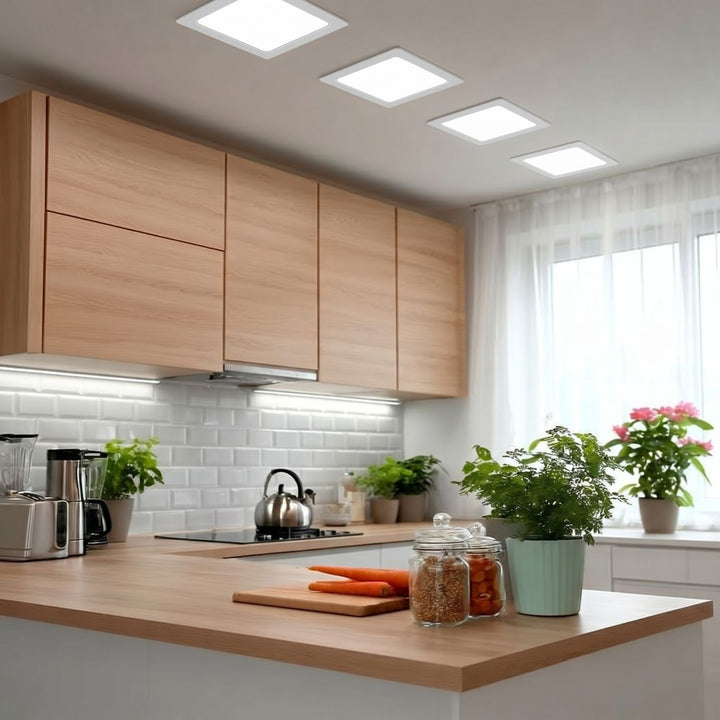Maclean MCE374S LED Ceiling Panel Flush Mount SLIM 18W Neutral White 4000K 170x170x26mm 1900lm