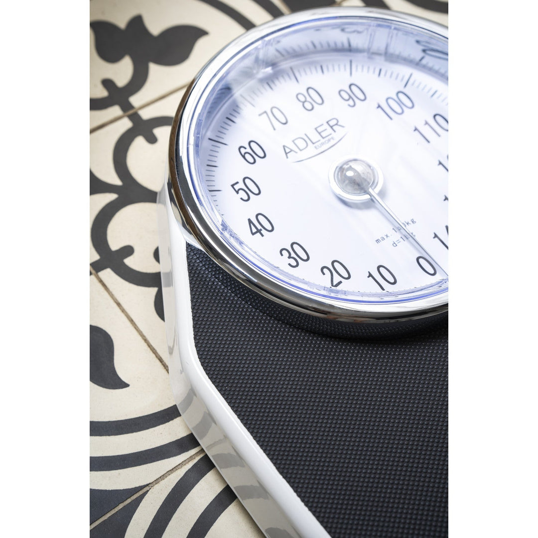Adler bathroom scale, mechanical, up to 150 kg, AD 8177