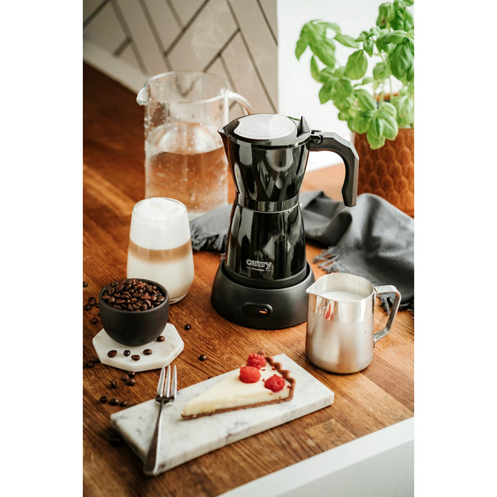 Moka Camry CR 4415B 300ml electric coffee machine for 6 cups of espresso