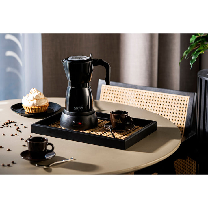 Moka Camry CR 4415B 300ml electric coffee machine for 6 cups of espresso