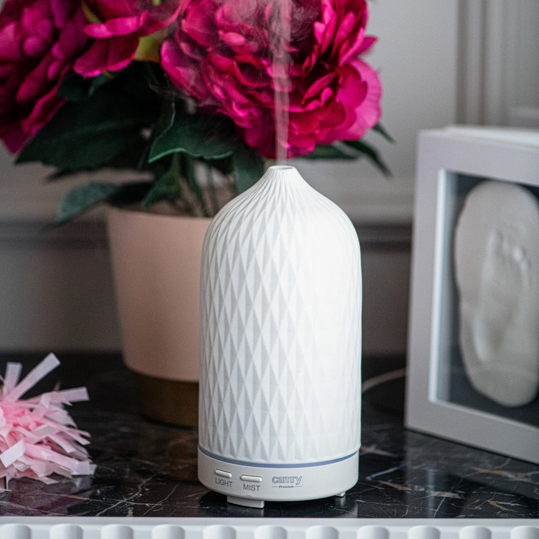 Camry CR 7970 Ultrasonic ceramic aroma diffuser, 100 ml, mood lamp