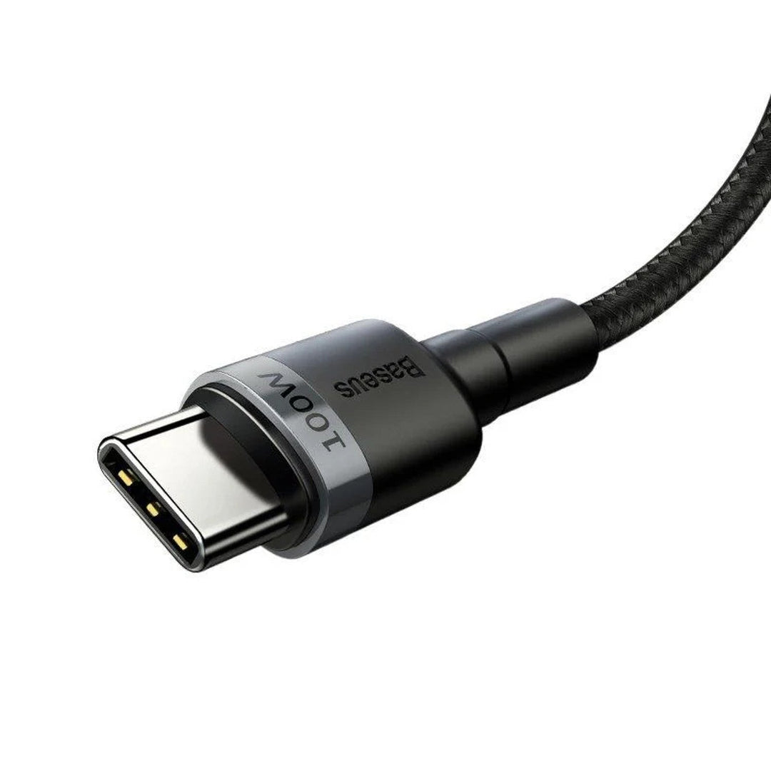 USB-C PD 2.0 200cm Baseus Cafule CATKLF-ALG1 Quick Charge 3.0 5A cable with 100W fast charging support