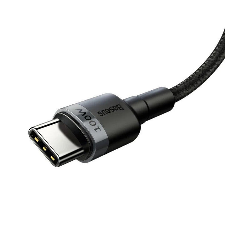 USB-C PD 2.0 200cm Baseus Cafule CATKLF-ALG1 Quick Charge 3.0 5A cable with 100W fast charging support