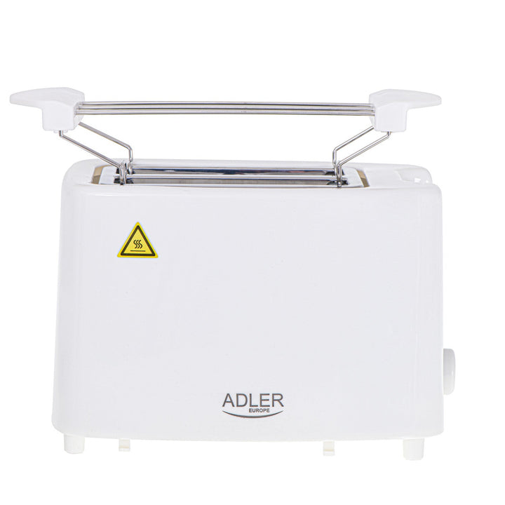 Adler toaster, 6 degrees of control, bun grate, 900W, white, AD 3223