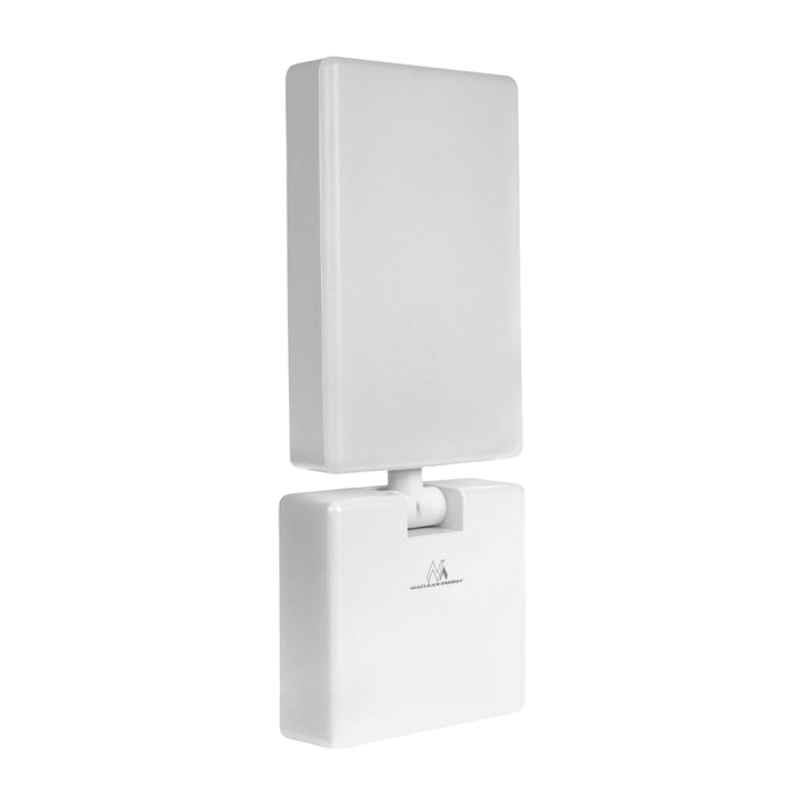 Maclean MCE514 W White Outdoor LED Lamp Garden Porch Patio 10W 700lm IP65 Neutral White 4000K Weatherproof Outdoor Tilting Rotating Adjustable Angle