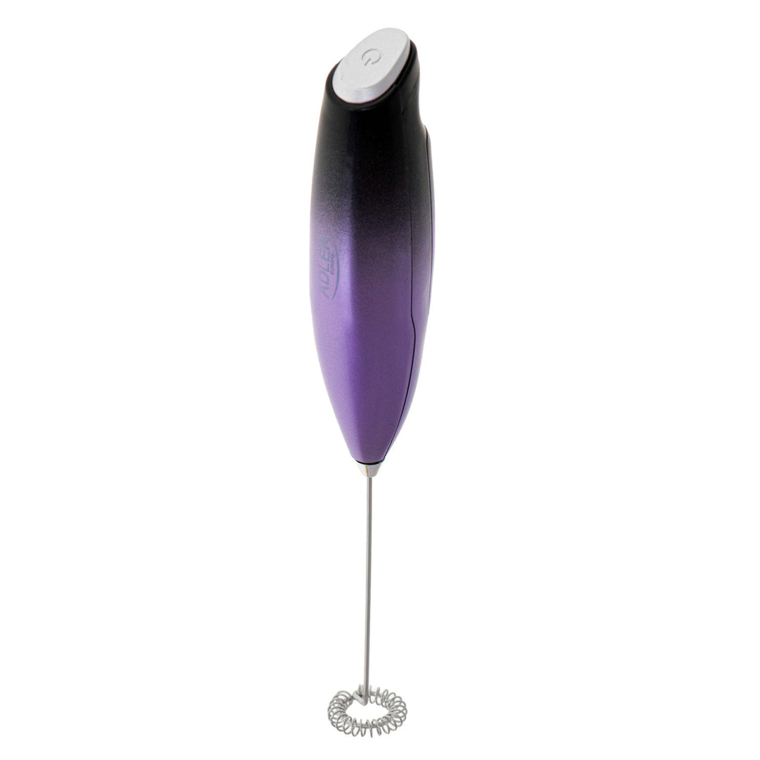 Adler milk frother, with stand, purple and black, AD 4499