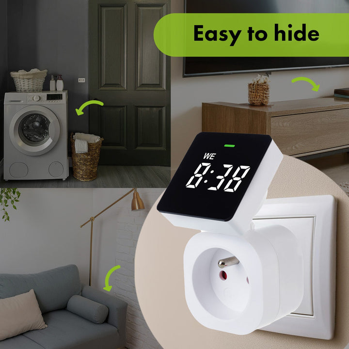 GreenBlue time switch - digital timer, 16A max load, IP20, GB610 E