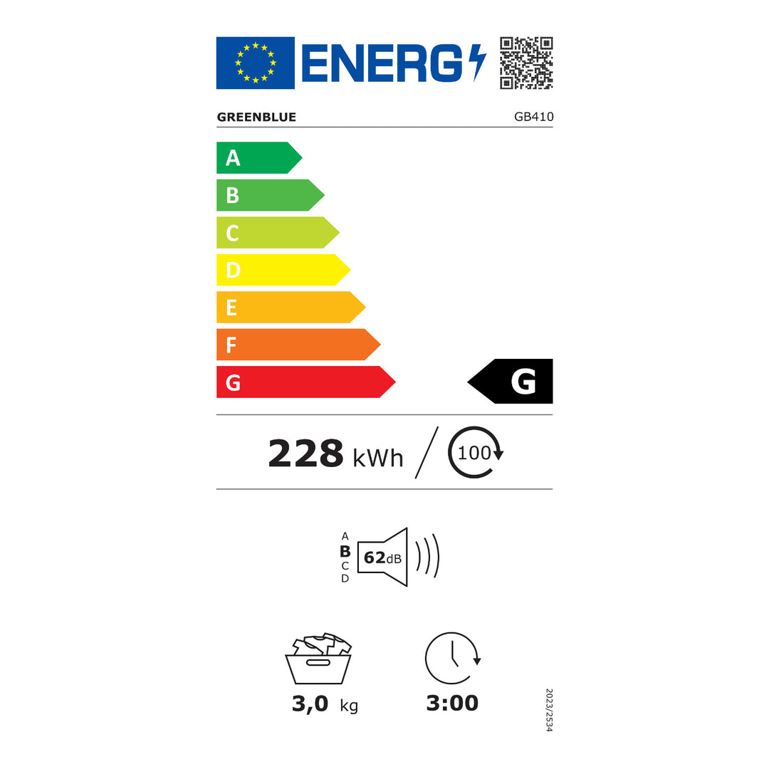 GreenBlue 3kg Capacity Electric Tumble Dryer GB410