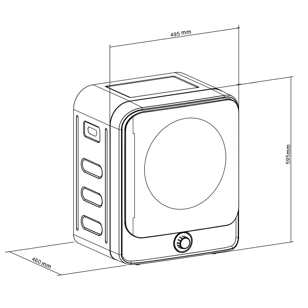 GreenBlue 3kg Capacity Electric Tumble Dryer
