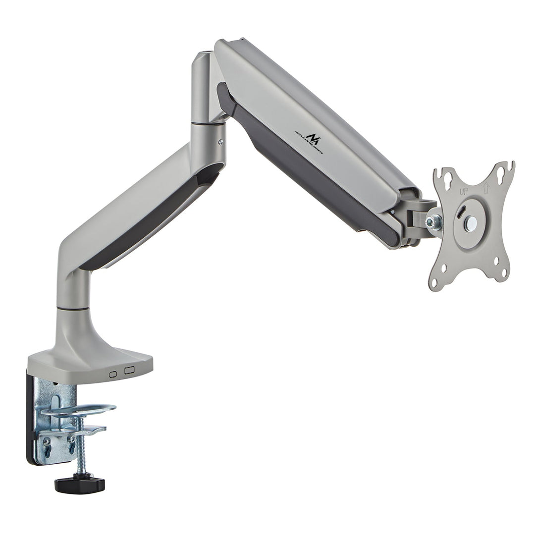 Maclean monitor mount, computer screen holder, double arm, with gas spring, 17"-45", 16 kg, MC-969