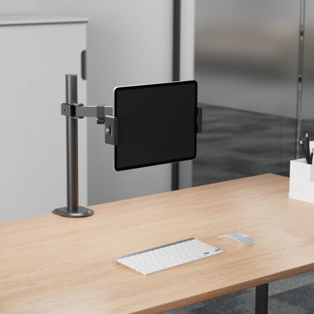 Maclean MC-991 Universal Tablet Holder for VESA Monitor TV Desk Mount Adapter 4.7" to 15" Adjustable