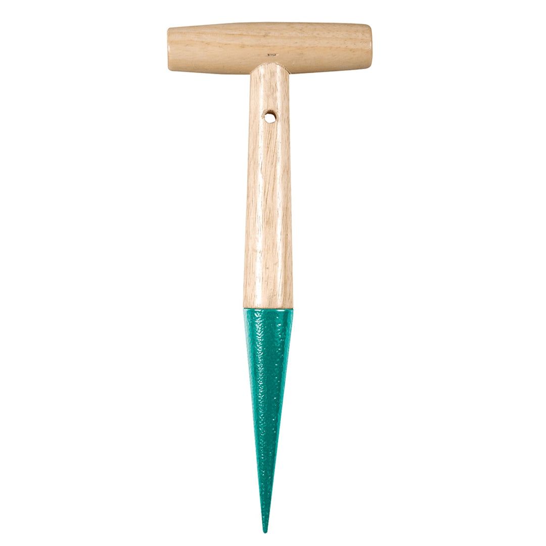 Greenmill GR0195 Wooden Gardening Planting Pick with Handle Transplanting Bulbs Garden Skewer Measure