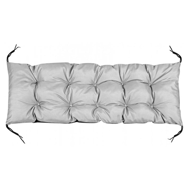 Garden Bench Cushion for Europallets Light Grey 120x40 cm